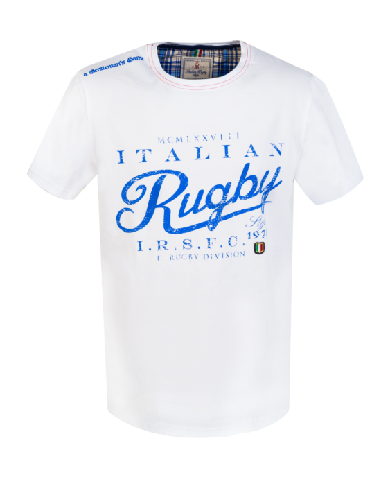 RUGBY Тениска бял